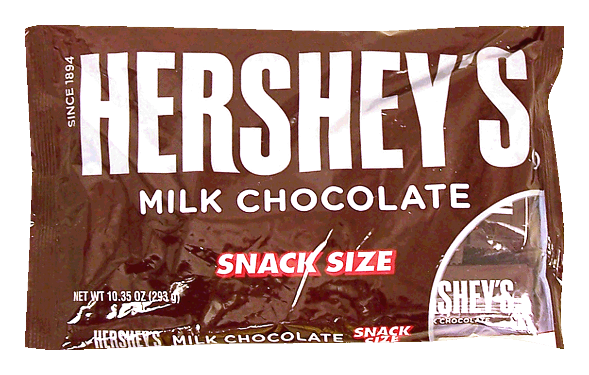 Hershey Foods  milk chocolate snack size candy bars Full-Size Picture